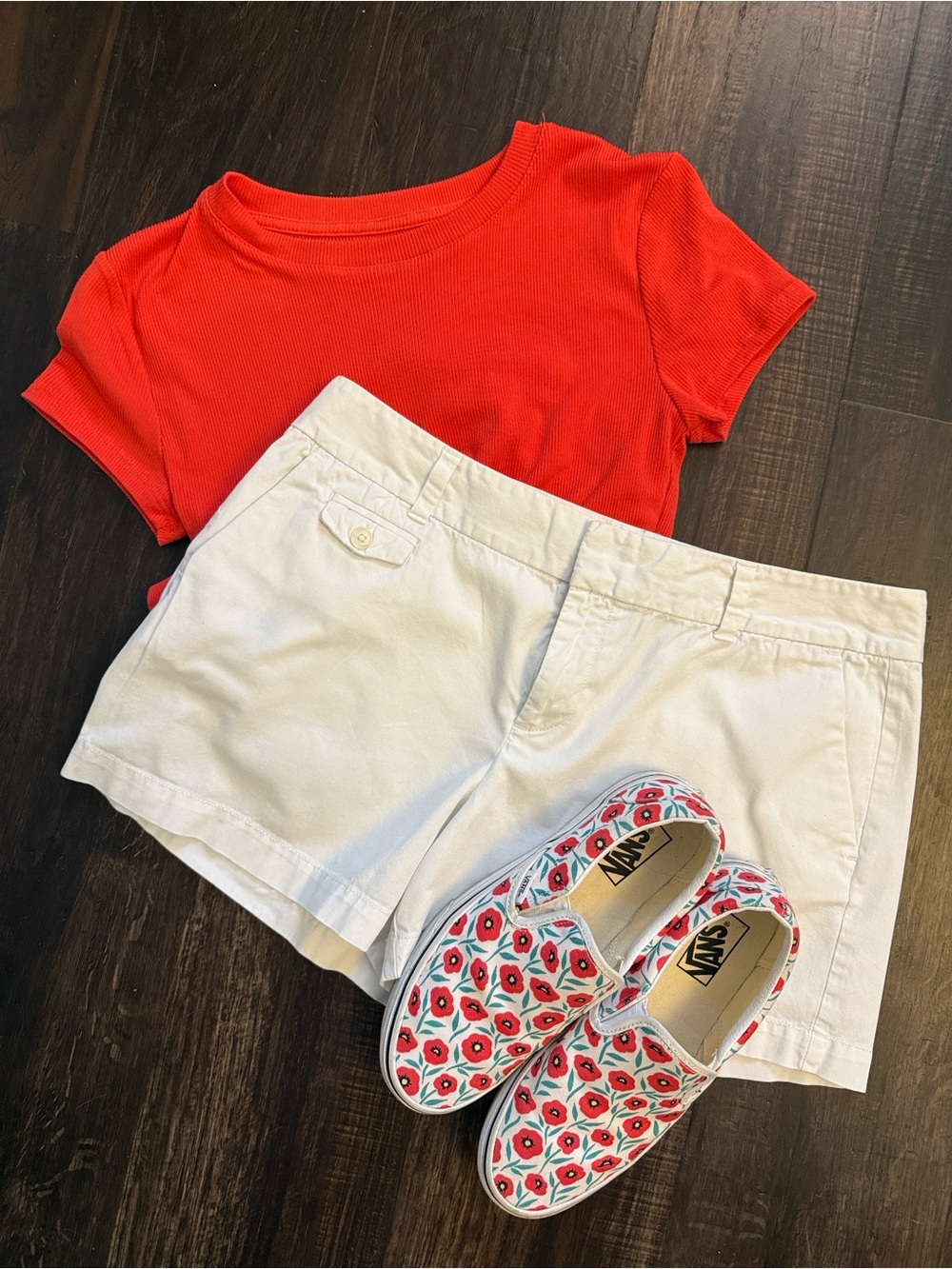 LOFT White High Waist Womens Shorts